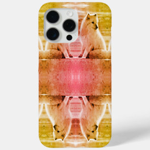 Coque iPhone 15 Pro Max Renard arctique vintage USA Alaska