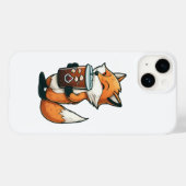 Coques Case-Mate iPhone Renard avec une tasse (Verso (horizontal))