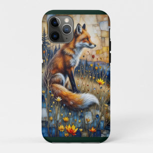 Case-Mate iPhone Case Renard dans une prairie fleurie