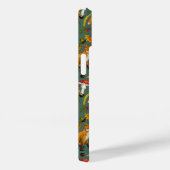 Coques Case-Mate iPhone Renard d'automne sur pin vert (Verso / Droite)