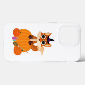 Coques Case-Mate iPhone Renard d'Halloween (Verso (horizontal))