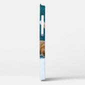 Coques Case-Mate iPhone Renard en chute de neige. Renard rouge, Vulpes vul (Verso / Gauche)