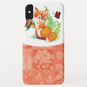 Etui iPhone Case-Mate renard et papillon