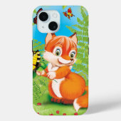 Coques Case-Mate iPhone renard et papillon (Verso)