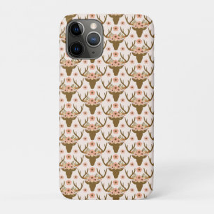 Case-Mate iPhone Case Renard Floral Antler Head Boho Rustique Rose