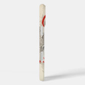 Coques Case-Mate iPhone Renard japonais blanc Kitsune (Verso / Droite)