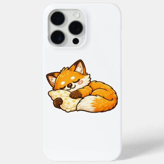 Coques Case-Mate iPhone Renard Mignon Endormi au Chaud (Verso)
