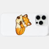 Coques Case-Mate iPhone Renard Mignon Endormi au Chaud (Verso (horizontal))