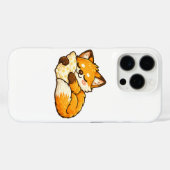 Coques Case-Mate iPhone Renard Mignon Endormi au Chaud (Verso (horizontal))