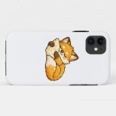Coques Case-Mate iPhone Renard Mignon Endormi au Chaud (Dos (Horizontal))