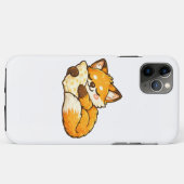 Coques Case-Mate iPhone Renard Mignon Endormi au Chaud (Dos (Horizontal))