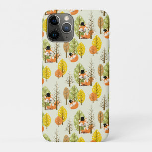 Case-Mate iPhone Case Renard orange mignon arbres d'automne forêt hipste