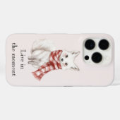 Coques Case-Mate iPhone Renard rose rose rouge blanc rose (Verso (horizontal))