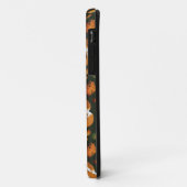 Coques Case-Mate iPhone Renard roux Feuilles d'automne Glands Motif vert (Dos/Gauche)