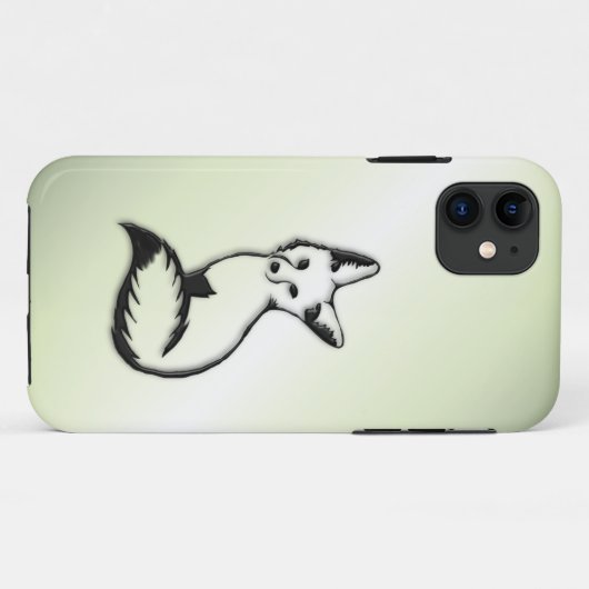 Coques Case-Mate iPhone Renard vert   (Dos (Horizontal))