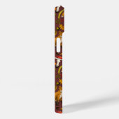 Coques Case-Mate iPhone Renards d'automne sur chocolat brun (Verso / Droite)