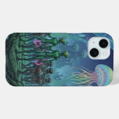 Coques Case-Mate iPhone Rencontre extraterrestre en eaux profondes (Verso (horizontal))