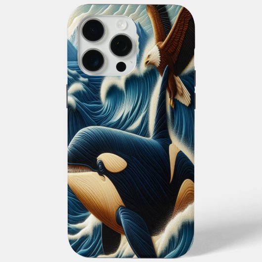 Coques Case-Mate iPhone Rencontre majestueuse : Baleine et aigle (Verso)