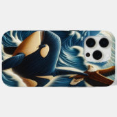 Coques Case-Mate iPhone Rencontre majestueuse : Baleine et aigle (Verso (horizontal))