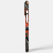 Coques Case-Mate iPhone Rencontre mystérieuse d'Aliens dans une ville futu (Verso / Gauche)