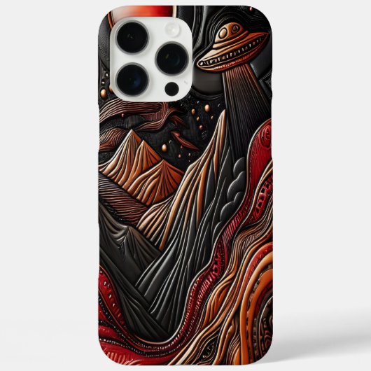 Coques Case-Mate iPhone Rencontre mystique avec des Aliens (Verso)