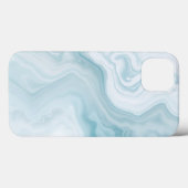 Coques Case-Mate iPhone Rendu de mousse de mer abstraite avec des tourbill (Verso (horizontal))