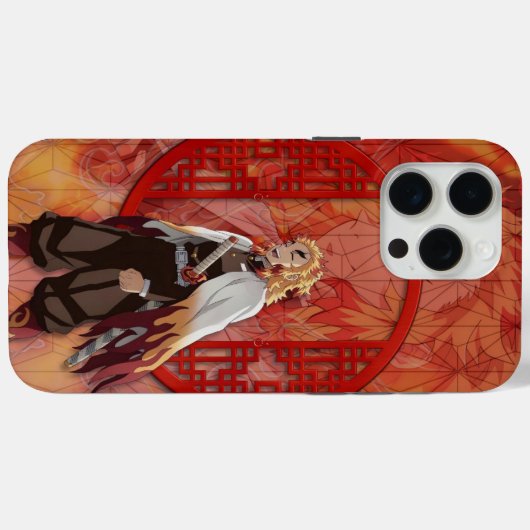 Coques Case-Mate iPhone Rengoku Kyojuro (Verso (horizontal))