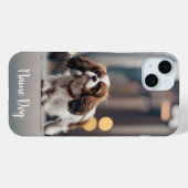 Coques Case-Mate iPhone Renommez votre chien Cavalier King dans les cas té (Verso (horizontal))