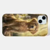 Coques Case-Mate iPhone Renommez votre chien de repérage d'or sur le boîti (Verso (horizontal))