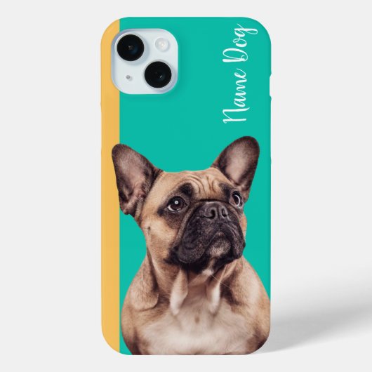 Coques Case-Mate iPhone Renommez votre chien français bulldog sur les boît (Verso)
