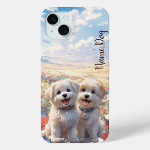 Coque iPhone 15 Mini Renommez votre chien Yorkshire Terri sur les boîti