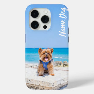 Coque iPhone 15 Pro Renommez votre chien Yorkshire Terri sur les boîti