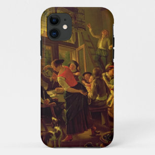 Coque iPhone 11 Repas familial (huile sur toile)
