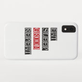 Coques Case-Mate iPhone Répétition de la pièce de sommeil (Dos (Horizontal))
