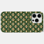 Coques Case-Mate iPhone Répétition des Motifs botaniques (Verso (horizontal))