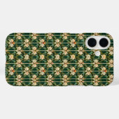 Coques Case-Mate iPhone Répétition des Motifs botaniques (Verso (horizontal))