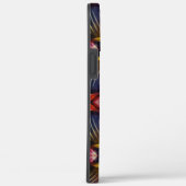 Coques Case-Mate iPhone Répétition en noir et bordeaux gonflée la (Verso / Droite)