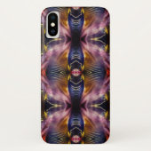 Coques Case-Mate iPhone Répétition en noir et bordeaux gonflée la (Dos)