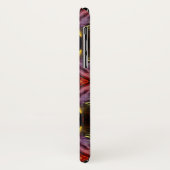 Coques Case-Mate iPhone Répétition en noir et bordeaux gonflée la (Dos/Gauche)