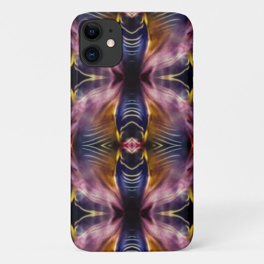 Coques Case-Mate iPhone Répétition en noir et bordeaux gonflée la (Dos)