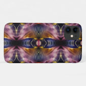 Coques Case-Mate iPhone Répétition en noir et bordeaux gonflée la (Dos (Horizontal))