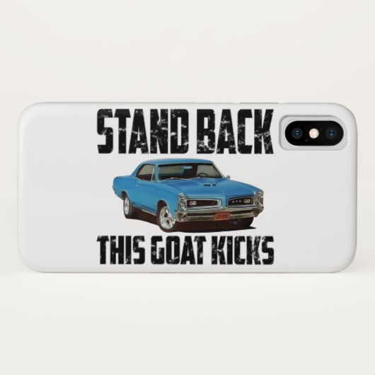 Coques Case-Mate iPhone Reposez-Vous Sur Cette Chèvre (Dos (Horizontal))