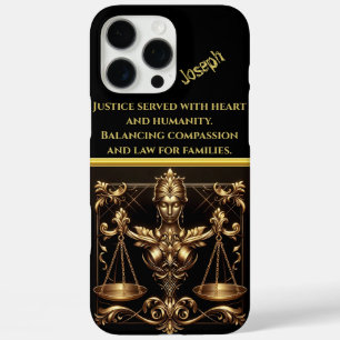 Coques iPhone 16 Pro Max Représentation élégante de la justice de la Dame d
