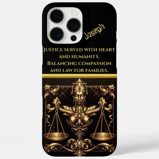 Coques Case-Mate iPhone Représentation élégante de la justice de la Dame d (Verso)