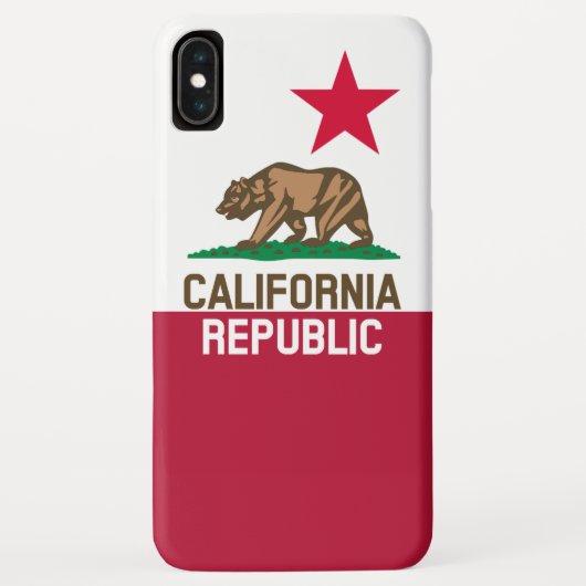 Coques Case-Mate iPhone RÉPUBLIQUE DE CALIFORNIE Drapeau Drapeau Drapeau D (Dos)