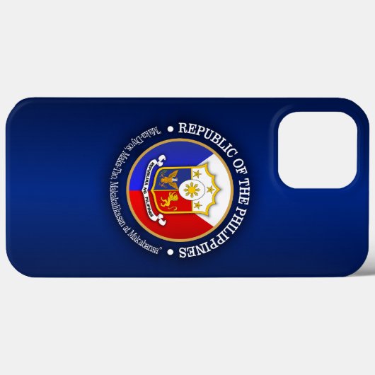 Coques Case-Mate iPhone République des Philippines (Verso (horizontal))