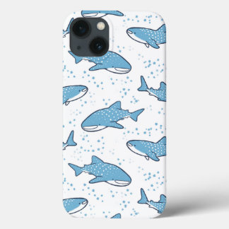 iPhone 13 Coque Requin de baleine étoilée (léger)
