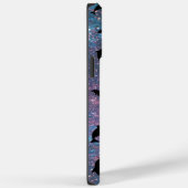 Coques Case-Mate iPhone requin de l'ombre baleine sur galaxie en pente (Verso / Droite)