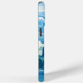 Coques Case-Mate iPhone requin de plage cool ajouter le nom (Verso / Droite)