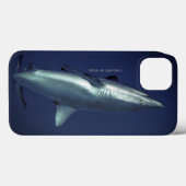 Coques Case-Mate iPhone Requin de récif gris à Yap Micronésie (Verso (horizontal))